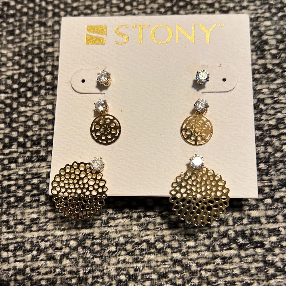 Stony 3Pk Earrings
